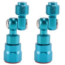 2PZ 7/8 Pollici F-7/8 Pollici M Airless Macchina Un Spruzzo Giunto Girevole Adattatore Argento Giunto Girevole per Wagner/ Spruzzatore di Vernice