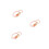3Pièces Lanières Silicone Orange Pour Téléphone, Cou Résistant 4