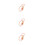 3Pièces Lanières Silicone Orange Pour Téléphone, Cou Résistant 7