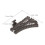 4Pcs Plastic Train Track Switches Black Replacement Expansion for Kids 2