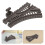 4Pcs Plastic Train Track Switches Black Replacement Expansion for Kids 9