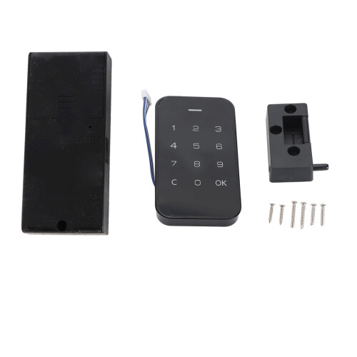 Digital Electronic Cabinet Lock Kit Touch Keypad, 4 x AAA, 80mm Mount 2