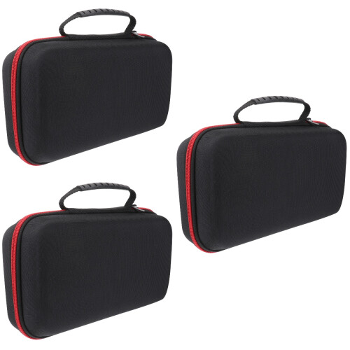 3Pcs Practical Black Keyboard Case Shockproof Durable Portable Bag 2