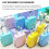 16Pcs Rust-Proof Metal Padlocks Multi-Function Lock for Daily Use 5