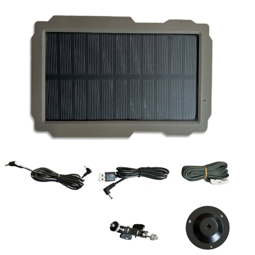 3X Camera SP-03 Trail Camera Solar Panel Kit for Suntek Trail Camera All Model Camera Panel Charging Panel US Plug 1