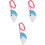 3Pcs Durable Ceramic 6-Hole Ocarina Children Practice Musical Gift 3