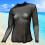 3St Zwarte Mesh Tops Dames Stijlvol Transparant 11