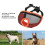 Short Snout Muzzle Size S Orange Soft & Breathable 5