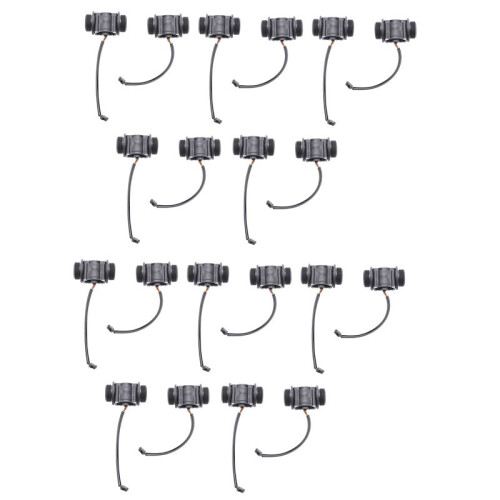 20PCS Water Flow Sensor Fuel Flow Meter Water Meter Sensor Flowmeter Water Sensor Counter Indicator FS400A G1 DN25