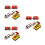 3Ensembles Train Électrique Enfant Jouet Plastique Télécommandé Coloré 9