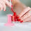 2Pièces Porte Doigt Pour Nail Art Rose Compact 5