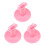 2Pièces Porte Doigt Pour Nail Art Rose Compact 10
