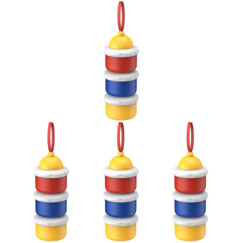 4St Sealing Melkpoederbox Stapelbaar Met Compartiment 1