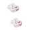 2Pièces Chaussures Bébé Hiver Coton Multicolores Confortables 7