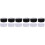 Compact Plastic Chess Pieces Container Black White Storage 5