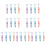 28Pièces Dentier Nettoyante Double Tête Usage 6