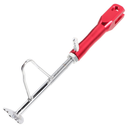 2Pièces Béquilles Rouges En Aluminium Stand Stable Sûr 2