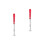 2Pièces Béquilles Rouges En Aluminium Stand Stable Sûr 5