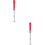2Pièces Béquilles Rouges En Aluminium Stand Stable Sûr 7