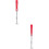 2Pièces Béquilles Rouges En Aluminium Stand Stable Sûr 8