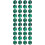 40Pièces Cabochons 14Mm Vert Gemme Verre Pour DIY 5