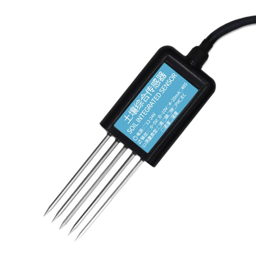 7 in 1 RS485 Soil Temperature Humidity Sensor PH Conductivity Nutrient Salt Nitrogen Phosphorus Potassium Transmitter
