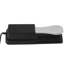Universales Metall-Sustain-Pedal für Klaviatur Unterstützung Silber