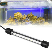 Luce per Acquario LED di 17cm, Resistente all'Acqua, Illuminazione Bianca e Blu per Vasche di Pesci