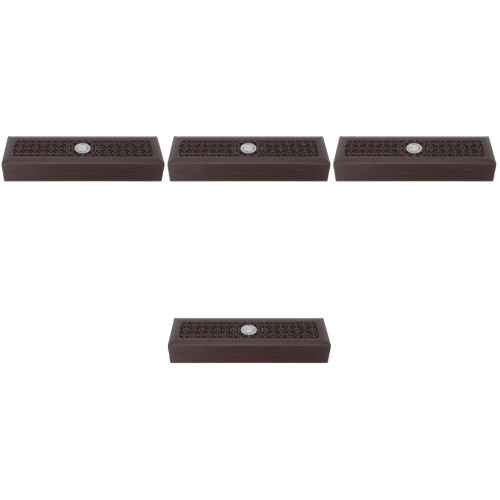 4Pièces Étui Voyage Harmonicas Noir Compact Et Sûr Pour Usage Maison 2