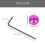3Ensembles Embouts Câble Violet Durables Pour Freins 2