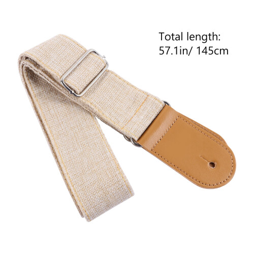 2Pièces Accessoires Guitare Beige Ajustables En Matériau Robuste 1