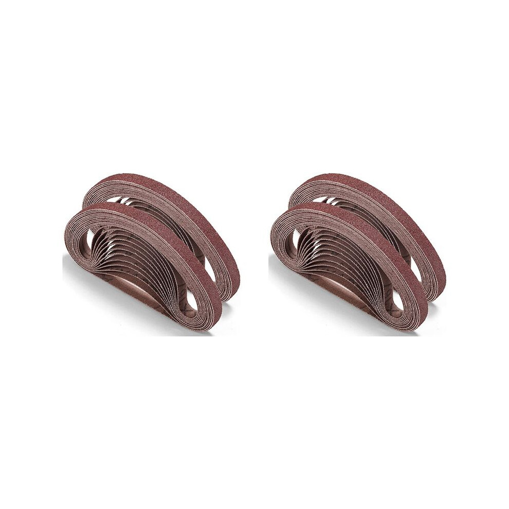 Sanding Belt 48 Pack 1/2 X 18 Inch Aluminum Oxide Air File Sander Belt Assortment,Belt Sander Tool For Woodworking 6034197979393
