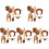 5Ensembles Costume Lion En Laine Durable Oreilles Queue Et 3