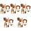 5Ensembles Costume Lion En Laine Durable Oreilles Queue Et 4