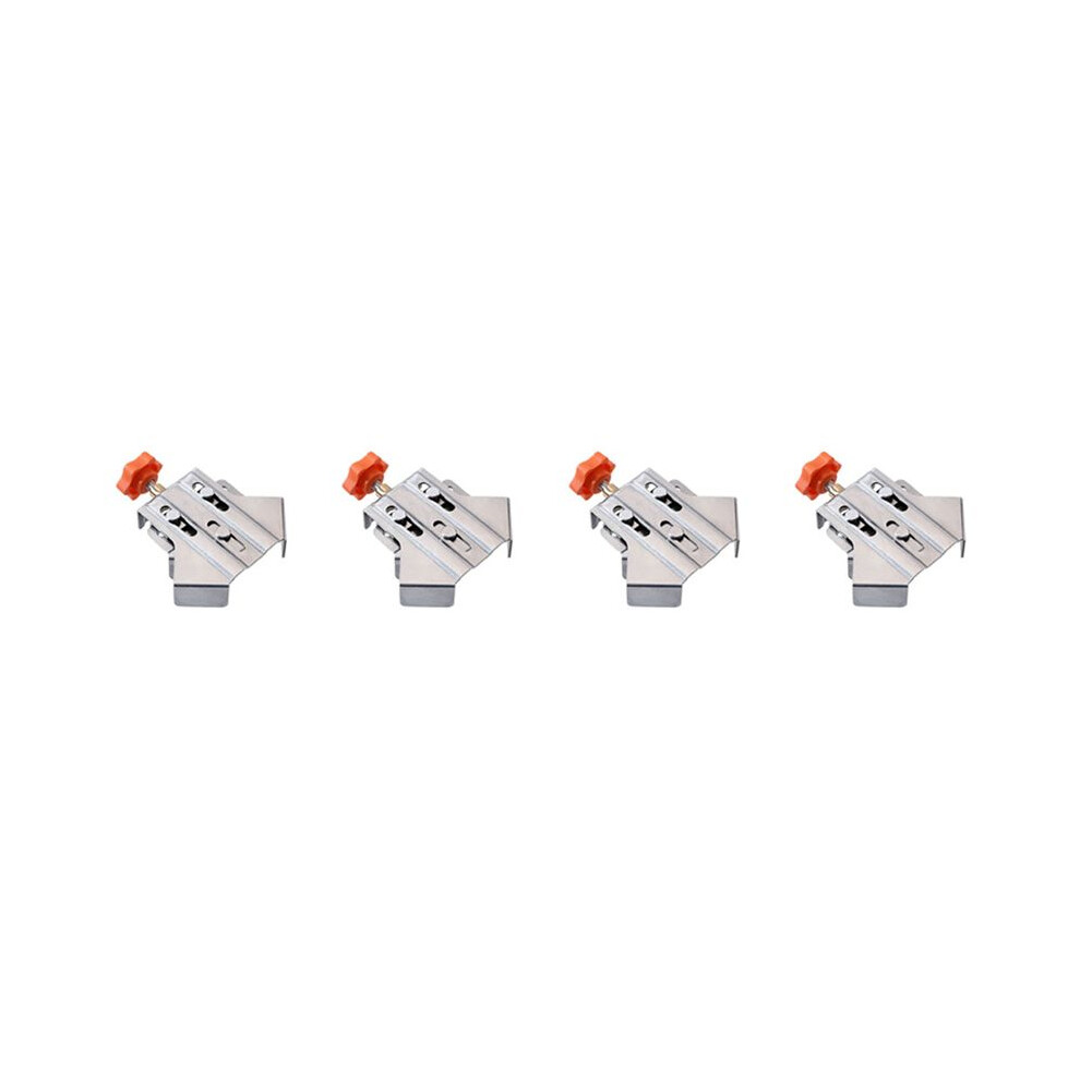 4X Open Type Right Angle Clamp Woodworking Right Angle Splicing Quick Clamp Locator Engineering Woodworking Diy 6033408909525
