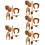 5Ensembles Costume Lion En Laine Durable Oreilles Queue Et 11
