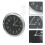 5Pièces Horloges Auto Digitales Métal Compactes Décoratives Adhésives 5