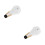 2Pièces Mute Trompette ABS Argent Compact Pour Pratique Efficace 5