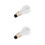 2Pièces Mute Trompette ABS Argent Compact Pour Pratique Efficace 9