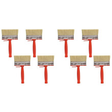 8 PièCes SéRies Pinceaux pour ClôTure de Hangar pour Terrasse et Brosse à Teinture pour Blocs de Bois 4,7 Pouces/120 mm pour Toutes les Types de