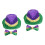 2Ensembles Ensemble Bow Tie Chapeaux Colorés Décoratifs 4