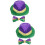 2Ensembles Ensemble Bow Tie Chapeaux Colorés Décoratifs 7