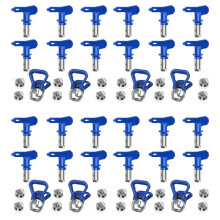 24X Airless Paint Nozzles Set,Reversible Spray Tips Airless Paint Sprayer Nozzle Tips Airless Sprayer Machine Parts