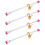 4Pc 20 Inch Airless Sprayer Paint Tool Extension Pole 50Cm with Tip Guard Nozzle 1