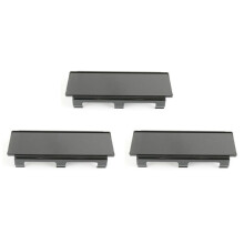 3X 8 Tum BöJd LED-ArbetsljusståNg Linsskydd ATV UTV Offroad 4WD Svart