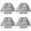 4Pièces Tablier Bébé Polyester Couleurs Assorties Usage Multiple 4