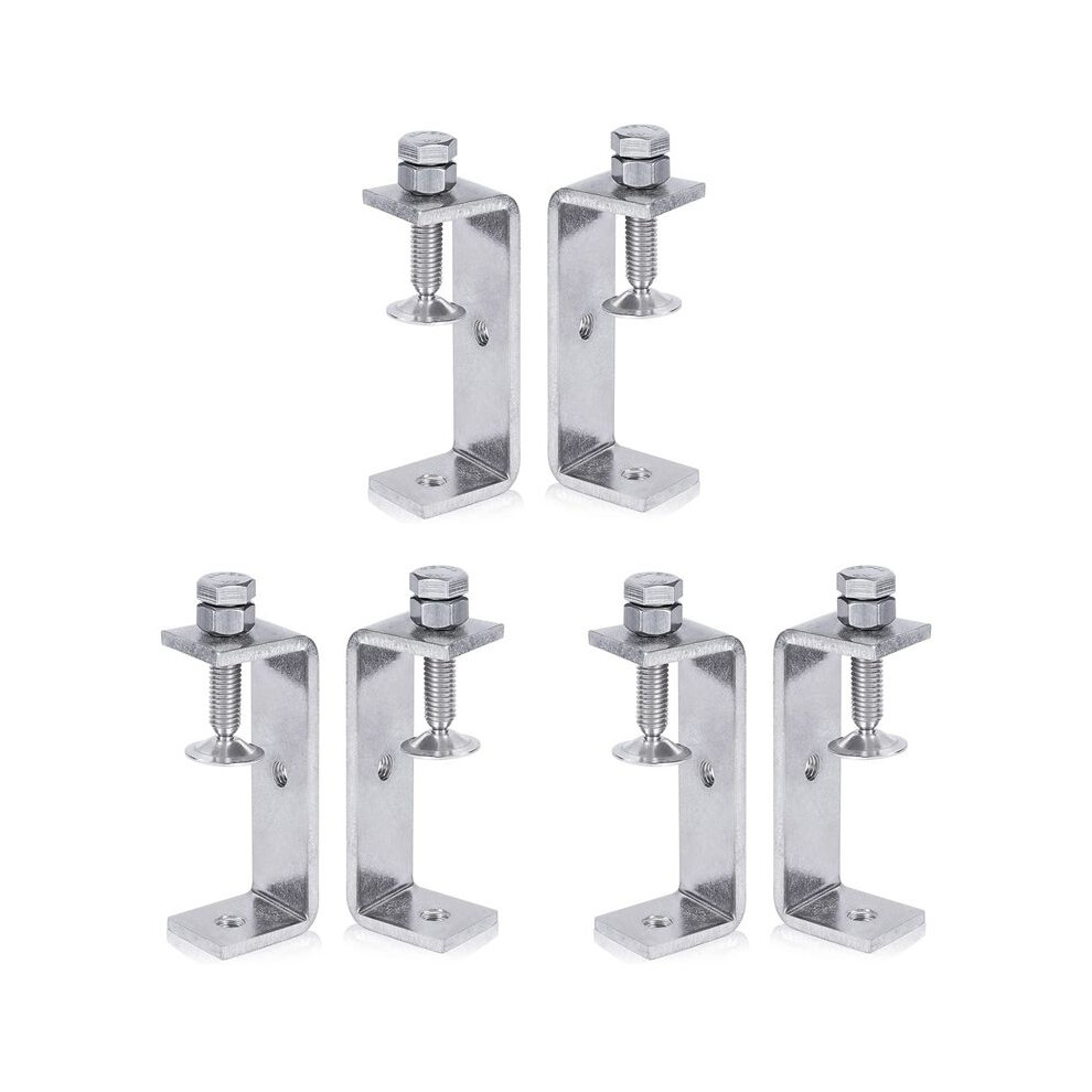Metal Clamp Heavy Duty Clamp C Clamp Woodworking Clamp With Wide Jaw Openings (65Mm), 6Pcs 6032575312336