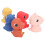 1241 Dinosaur Baby Finger Puppet Soft Glue Toy 1