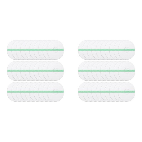 60 StüCk Sport-Sensor-Patch-Schutz, Freestyle-Klebepflaster, Transparente, Wasserdichte Sensor-Schutzabdeckung, Oval