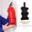 Fixation Extincteur Nylon Noir Stable Pour 8